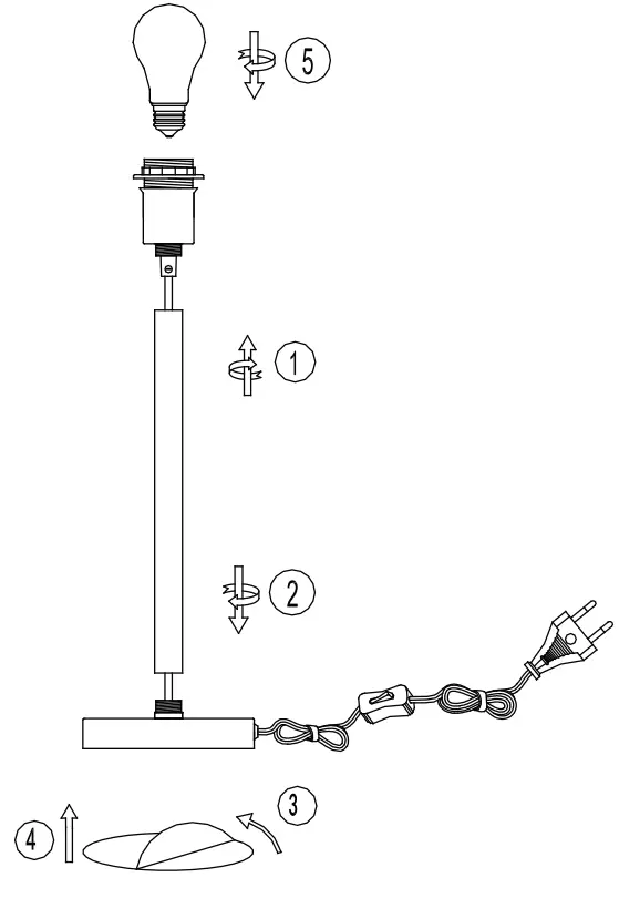QAZQA 99137 Modern Table Lamp fig 1
