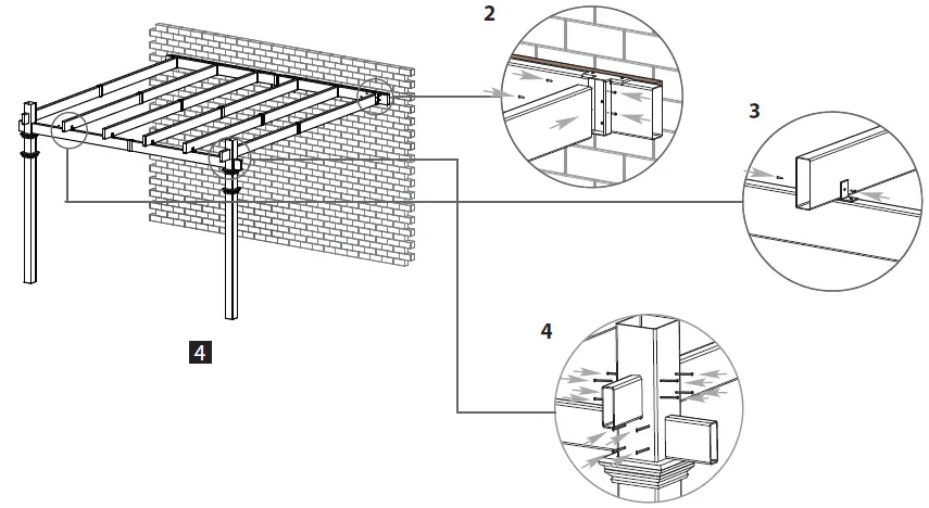 Arbors Kennedy-Freemont-12-x-12-Flat-Top-Pergola-Kennedy-26