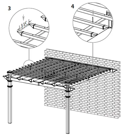 Arbors Kennedy-Freemont-12-x-12-Flat-Top-Pergola-Kennedy-30