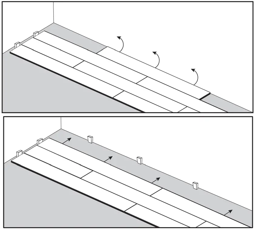 lowes 4664170 Bergen Oak - space is maintained
