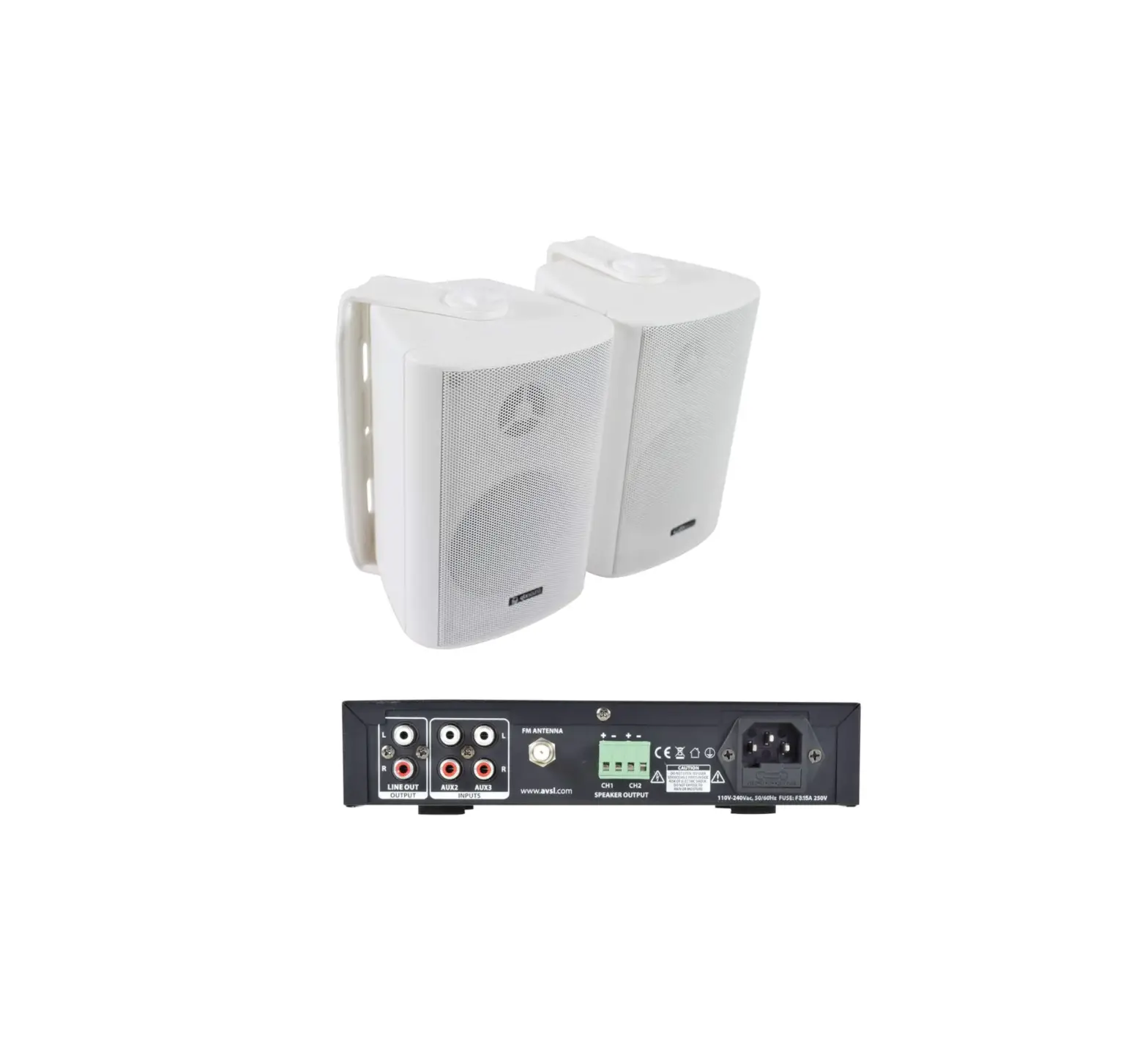 Adastra A22 Amplifier And Wall Speakers Installation Guide