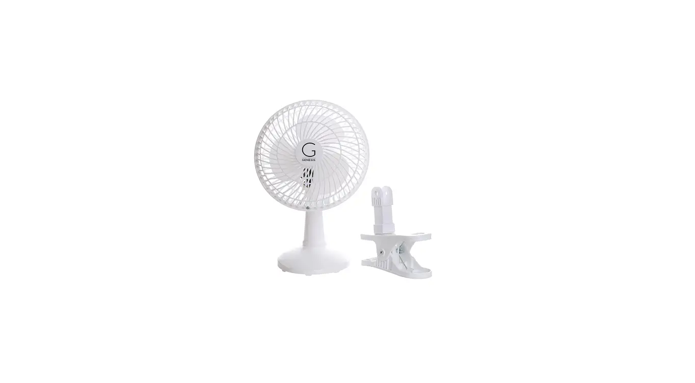Genesis A1 6-inch Convertible Table Top&clip Fan Owner's Manual