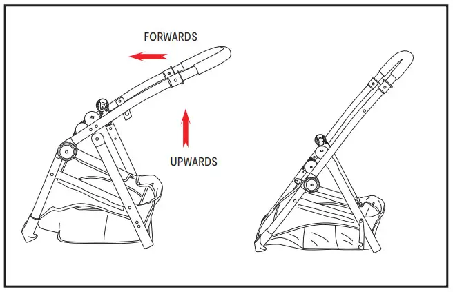 anko M003 Kmart 2-In-1 Reversible Stroller - SET UP
