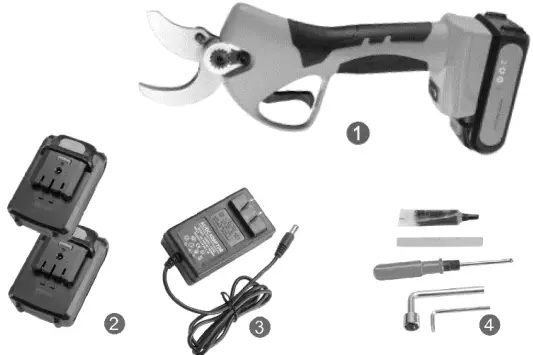 anova TPB3003 Battery Pruning Scissors-fig2