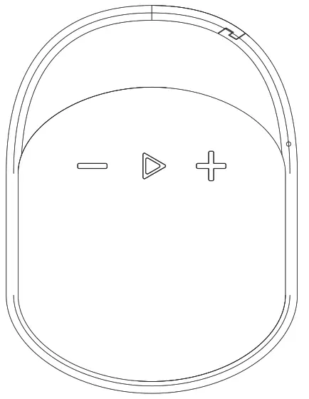 anko 43243877 Bluetooth Clip Speaker