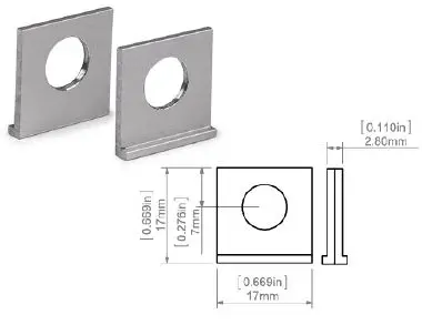 Xicato-XCC-C-SR14-SA-Shallow-Rectangle-14 Square-Channel-19
