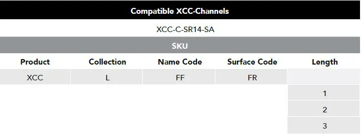 Xicato-XCC-C-SR14-SA-Shallow-Rectangle-14 Square-Channel-8