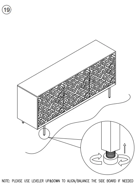 ASHLEY A4000258 Living Room Kerrings Accent Cabinet 12
