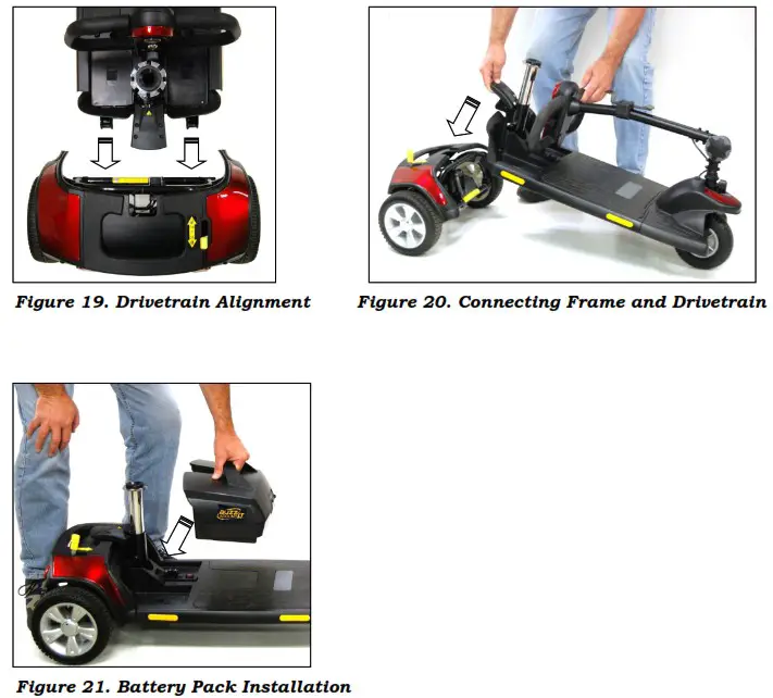GOLDEN GB121 Buzzaround Lite Travel Scooter - ASSEMBLY 2