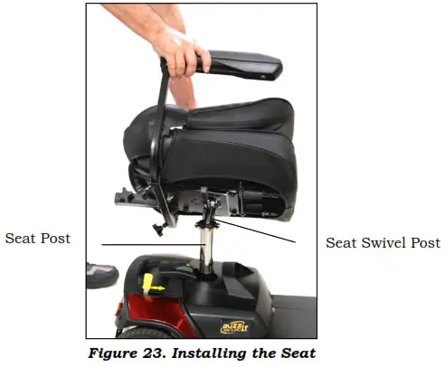 GOLDEN GB121 Buzzaround Lite Travel Scooter - ASSEMBLY 4