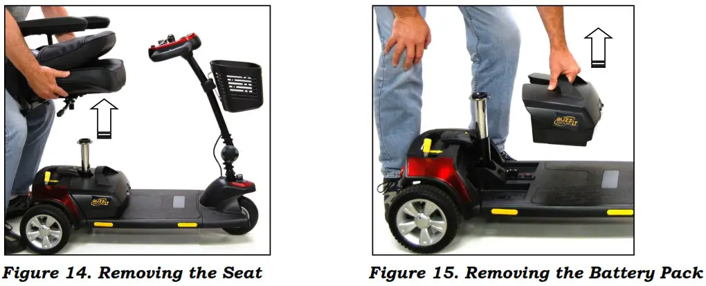 GOLDEN GB121 Buzzaround Lite Travel Scooter - DISASSEMBLY