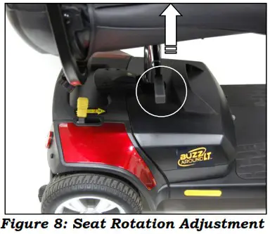 GOLDEN GB121 Buzzaround Lite Travel Scooter - OPERATION 3