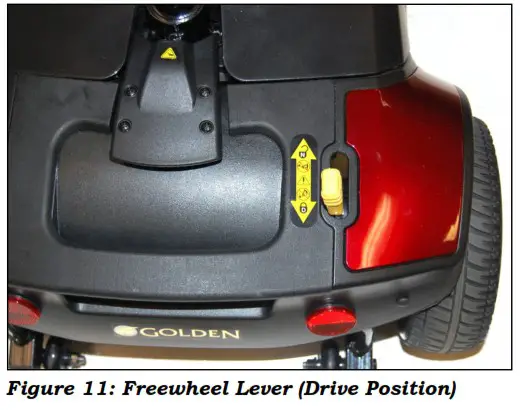 GOLDEN GB121 Buzzaround Lite Travel Scooter - OPERATION 5