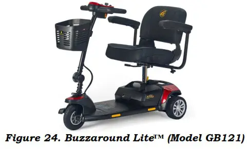 GOLDEN GB121 Buzzaround Lite Travel Scooter - TRANSPORTING YOUR Buzzaround Lite