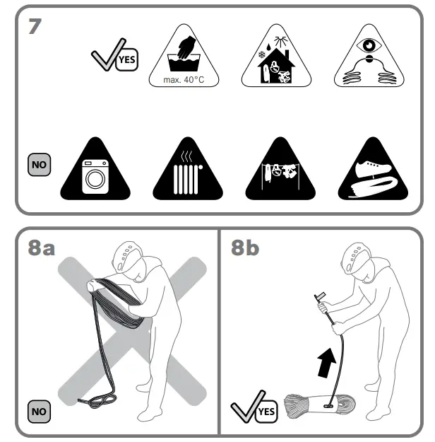 EDELRID 3184309 Boa Gym 9.8 mm Climbing Rope - Figure 6