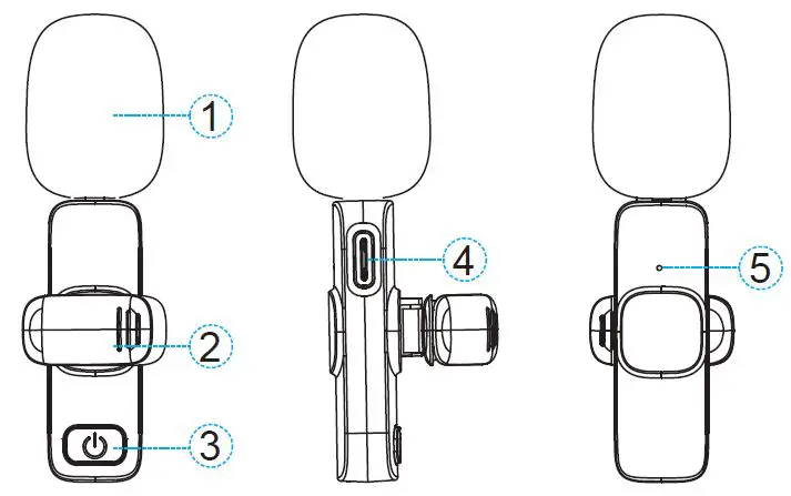 wedaniya-KM35-Wireless-Lavalier-Lapel-Microphone-fig 1