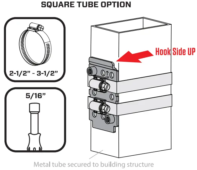 Clinton Electronics CE-M4 Clamp On Pole Mount -