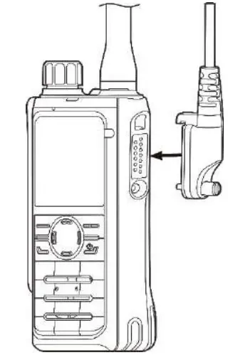 Attaching the Audio Accessory