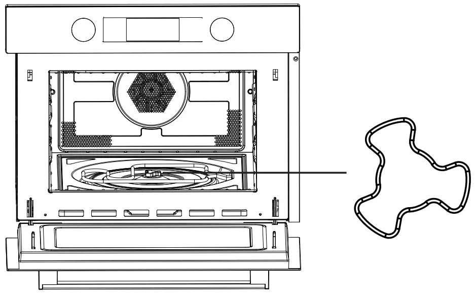 CANDY MIC440VTX 80 Microwave Ovens - Check position