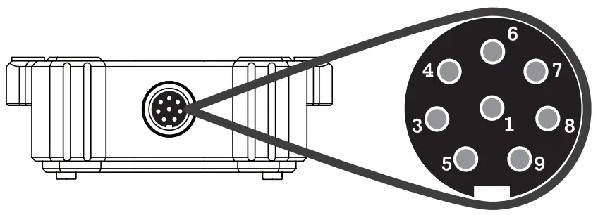 Digi Pas DWL 5800XY 2 Axis Inclination Sensor Module - Pin out