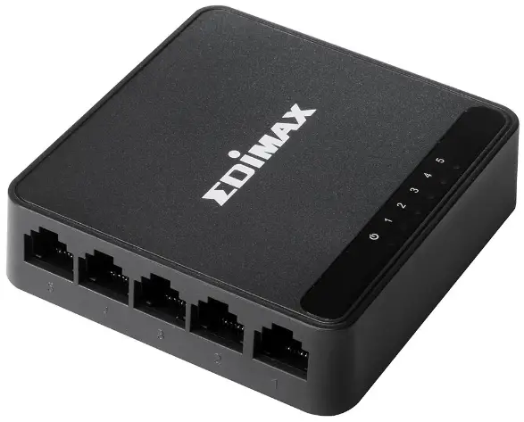 EDiMAX ES-3305P 5 Port Fast Ethernet Desktop Switch - Connecting the power