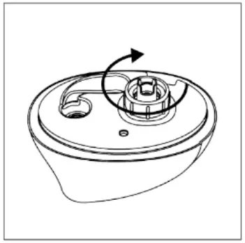 pure enrichment PEHUMGRY MistAire Silver Ultrasonic Cool Mist Humidifier - Close the lid