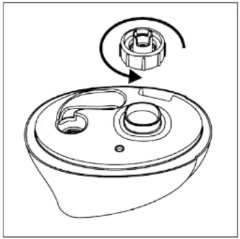 pure enrichment PEHUMGRY MistAire Silver Ultrasonic Cool Mist Humidifier - Flip over