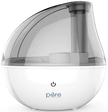 pure enrichment PEHUMGRY MistAire Silver Ultrasonic Cool Mist Humidifier