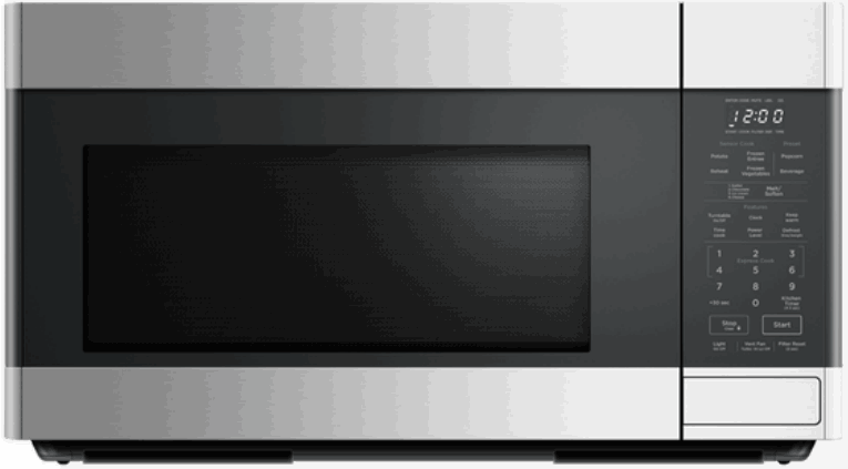 FISHER PAYKEL MOH30SS1 Over the Range Microwave 30 Inch