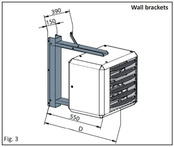 SPACE-RAY SUH-E Electric Warm Air Heater - fig 3