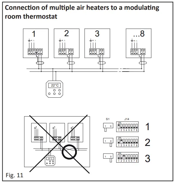 SPACE-RAY SUH-E Electric Warm Air Heater - fig 9