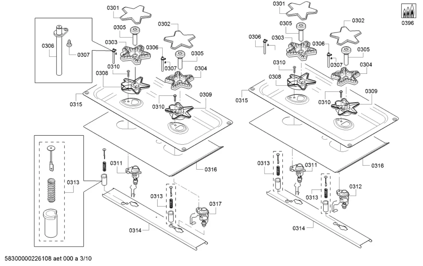Thermador PRG364WDG-4 Gas Professional Range - Figure 7