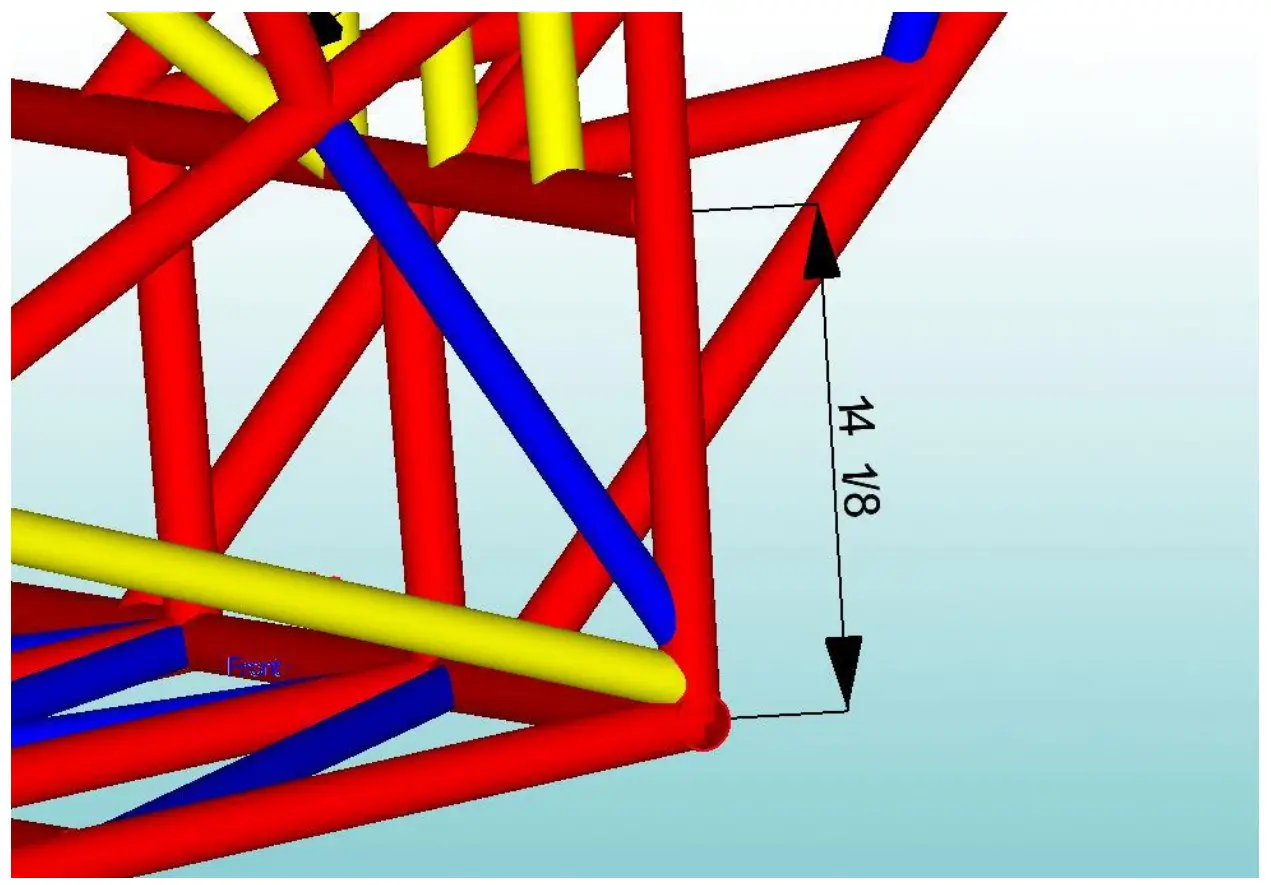MOORE RACE CHASSIS MRC Foxbody 25 3 Cage Kit with Backhalf - Fig11