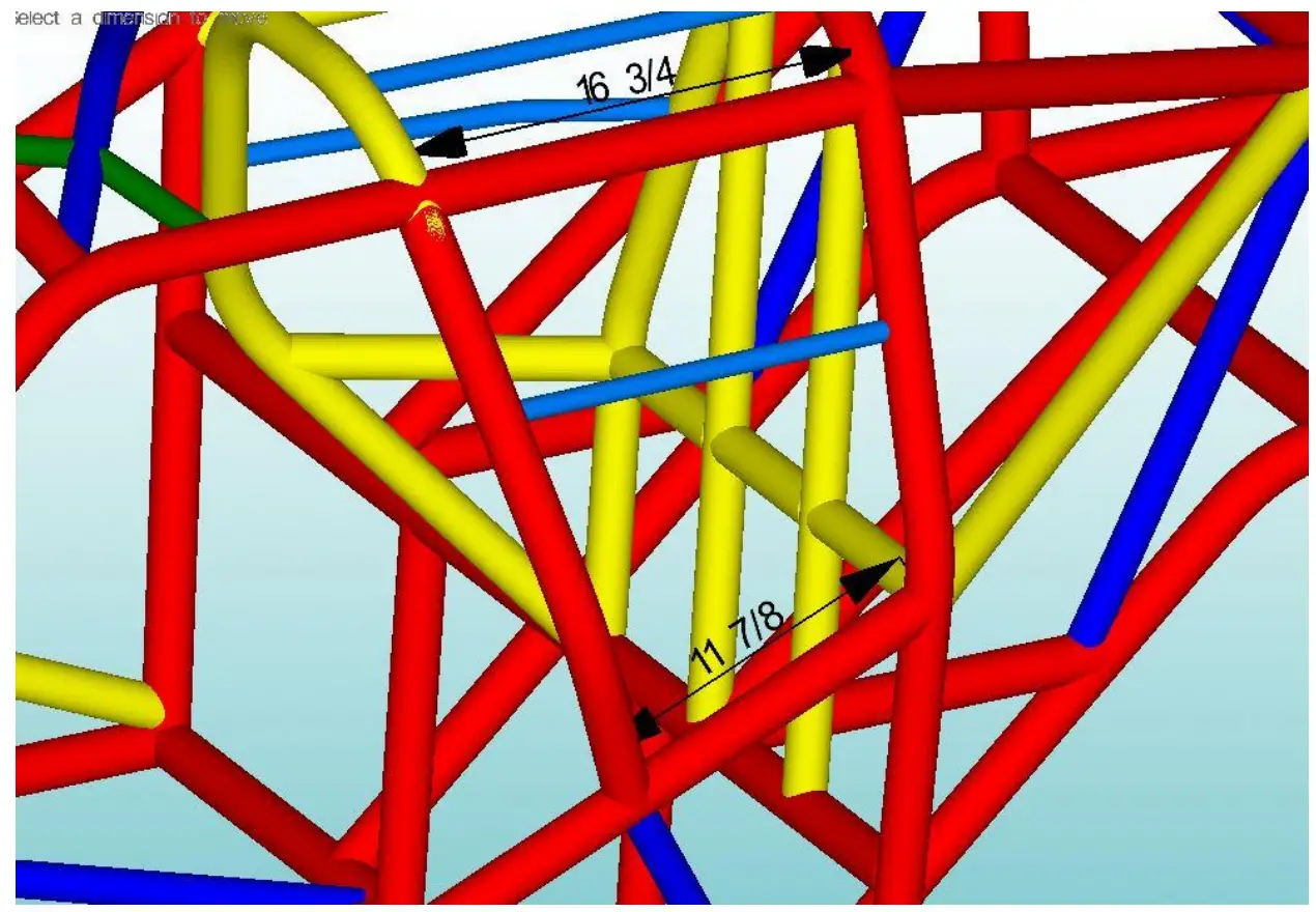 MOORE RACE CHASSIS MRC Foxbody 25 3 Cage Kit with Backhalf - Fig9