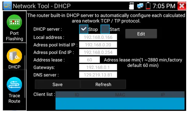 TRIPLETT 8150 CamView5 IP 1080P HD CCTV Tester -- Application
