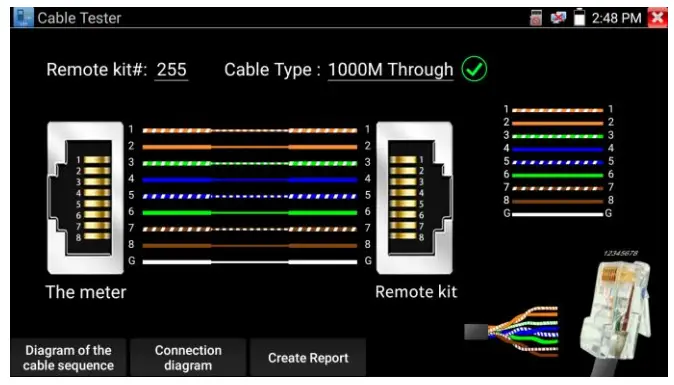 TRIPLETT 8150 CamView5 IP 1080P HD CCTV Tester -- Cable Tester