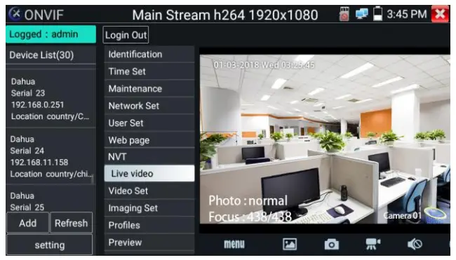 TRIPLETT 8150 CamView5 IP 1080P HD CCTV Tester -- Confirm