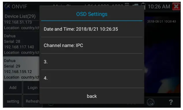 TRIPLETT 8150 CamView5 IP 1080P HD CCTV Tester -- channel