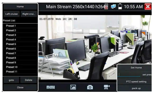 TRIPLETT 8150 CamView5 IP 1080P HD CCTV Tester -- position