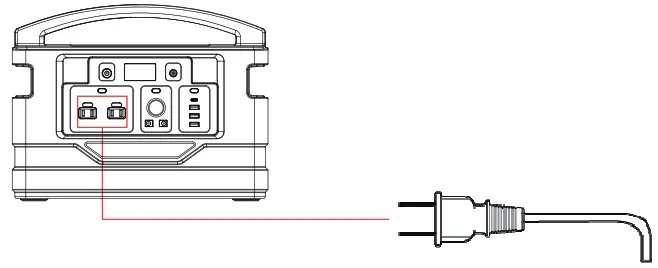 INVERTER BP 000-UL Portable Power Station - use AC ports