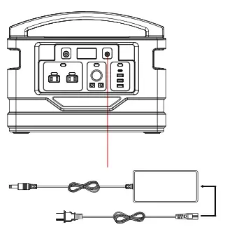 INVERTER BP 000-UL Portable Power Station - wall outlet