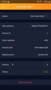 ECO-DIM.07 Zigbee Dimmer in to the AduroSmart network - 12