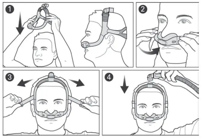 ResMed AirFit N30i CPAP Mask with Headgear Starter Pack fig2