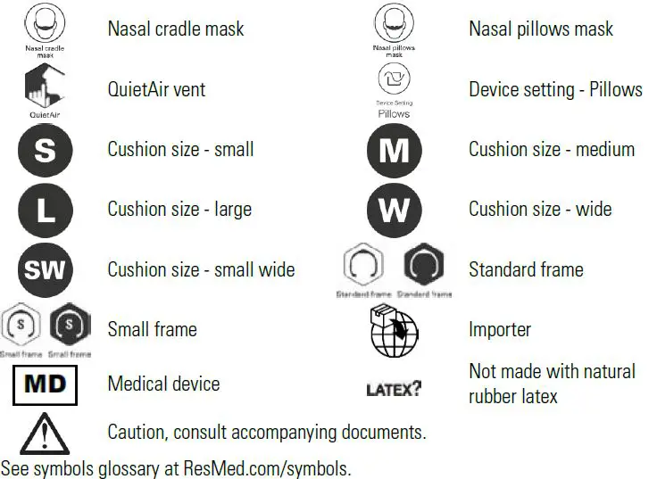 ResMed AirFit N30i CPAP Mask with Headgear Starter Pack fig7