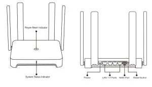 REYEE RG E3 Wi Fi 6 A 1800 Smart Wi Fi Mesh Router-