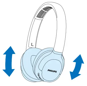 Adjust the headband t