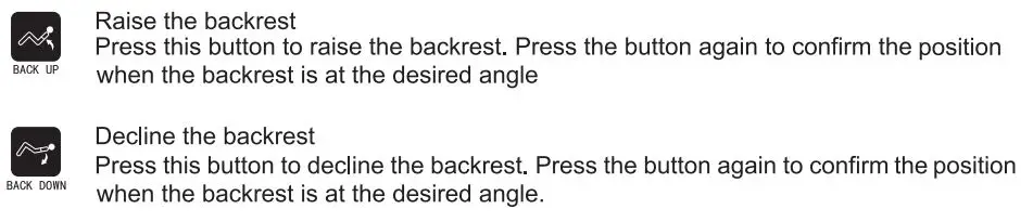 Lifesmart R8370 3D Zero Gravity Massage Chair with Bluetooth Speaker and Body Scan Instruction Manual - Adjustment of chair angle