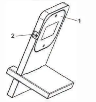 Ningbo Gecen Promotion Gift SA329 Bamboo Wireless Charging Phone Stand