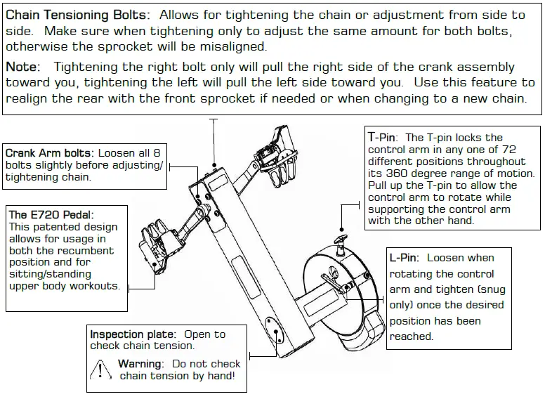 FIRST DEGREE FITNESS XT-E720 Multi-Function Cycle Cross Trainer-12