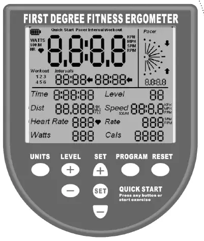 FIRST DEGREE FITNESS XT-E720 Multi-Function Cycle Cross Trainer-13